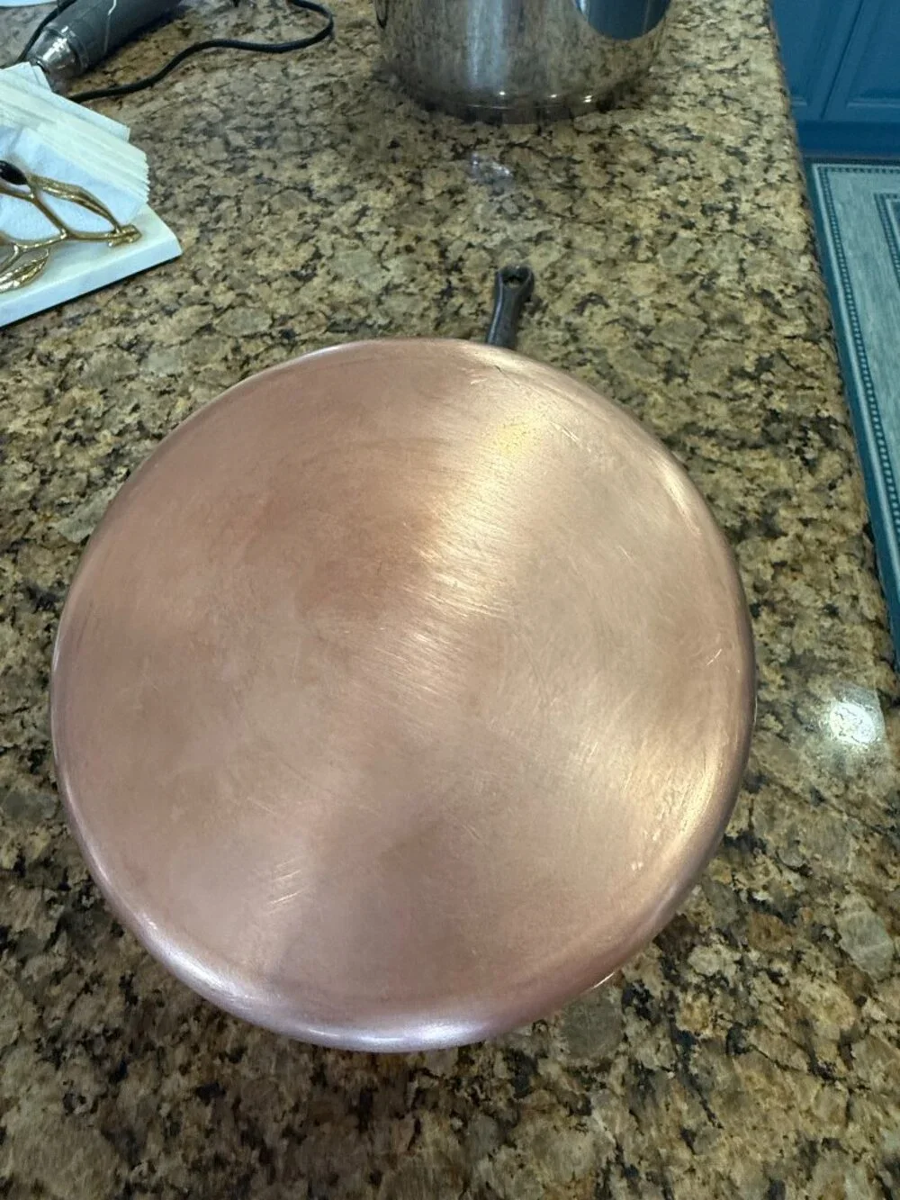 Baumalu Solid Copper Saucepan, 20cm / 8